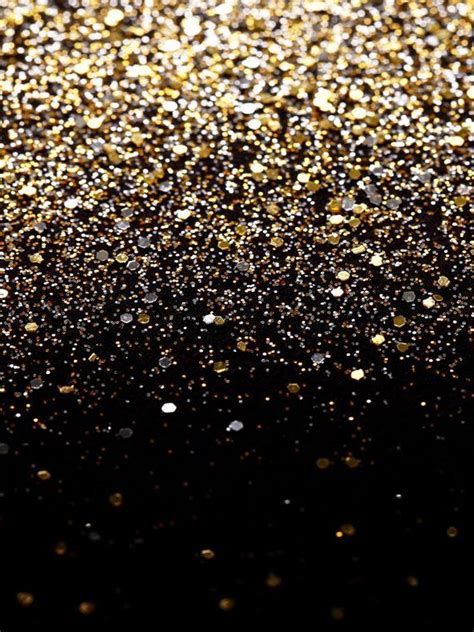 Bokeh Black And Gold Glitter Photography Backdrops No Wrinkles Etsy