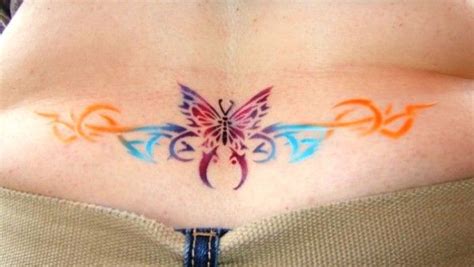 Tribal Butterfly Tramp Stamp Tattoo Tramp Stamp Tattoos Butterfly