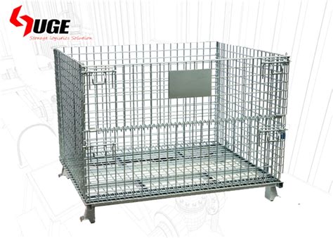 Metal Storage Container Warehouse Heavy Duty Wire Mesh Storage Cages China Wire Mesh Storage