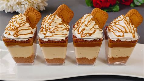 Lotus Biscoff Dessert Cups No Bake Dessert Cups YouTube