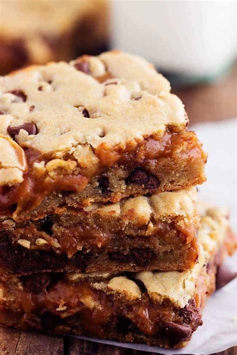 Peanut Butter Caramel Chocolate Chip Cookie Bars The Recipe Critic