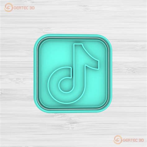 Logo Tiktok D Cortante Stamp Comprar En Gertec D