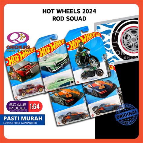 Ready Stock Hot Wheels 1 64 Rod Squad 2024 Hirohata Merc Punk Rod Honda CB750 Café Limited