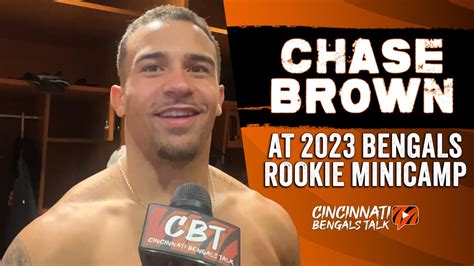 Chase Brown On Joining Bengals Becoming Teammates With Joe Mixon And