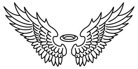 Free vector angel wings line art style 15737063 Vector Art at Vecteezy