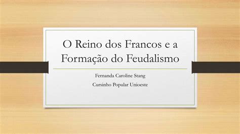 PDF O reino dos francos e a formação do feudalismo DOKUMEN TIPS