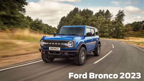 Ford Bronco 2023: Il Ritorno Dell'icona Off-Road