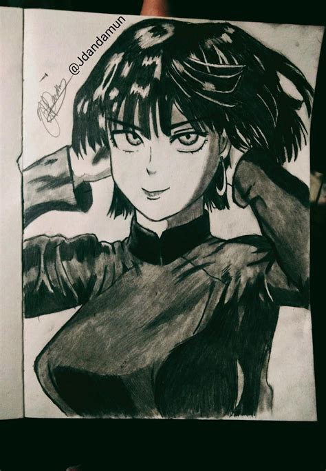 Sharing My Fubuki Drawing Hope You Like It Onepunchman