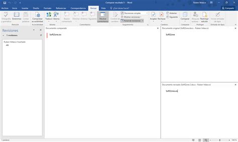 C Mo Comparar Dos Documentos R Pidamente Con Word Softzone