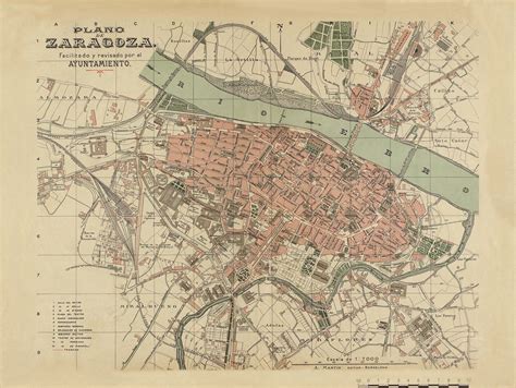 Plano De Zaragoza 1920 Soler Plano De De Zaragoza Por J Flickr