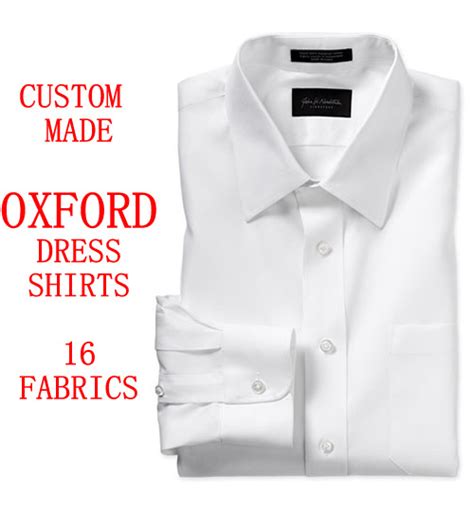 Custom Made Oxford Mens Dress Shirts French Cuff,Bespoke Pinstripe Long ...