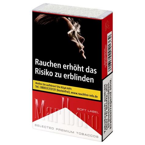 Marlboro Zigarretten Red Soft Original Pack Schachtel Kaufen