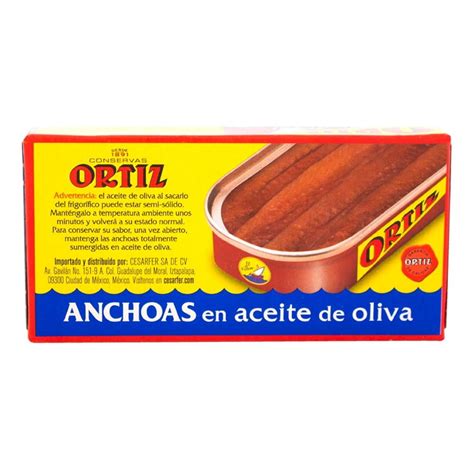 Anchoa Ortiz En Aceite De Oliva G Walmart