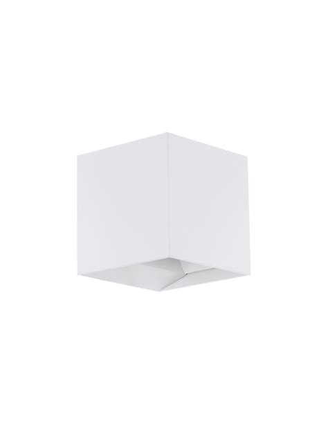 Applique Cubo Doppia Emissione Led Calpino Bianco Ip Eglo Lampadari