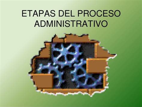 La Educaci N Como Un Proceso Administrativo Note