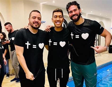 Football Roberto Firmino Give His Life To Jesus And Hes Baptised