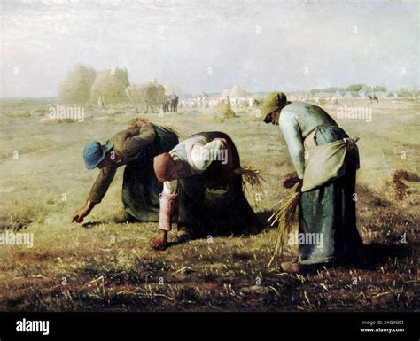 Jean Francois Millet The Gleaners Leo Sobre Lienzo Musee D