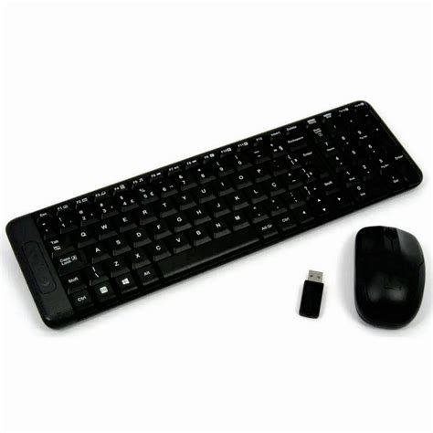 Kit De Teclado E Mouse Sem Fio Mk Portugu S Brasil Preto Logitech