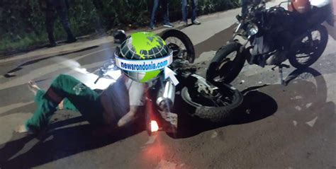 Colisão Entre Motos Deixa Dois Feridos Na Calama News Rondônia