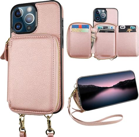 Bocasal Rfid Blocking Wallet Case For Iphone 13 Pro Max