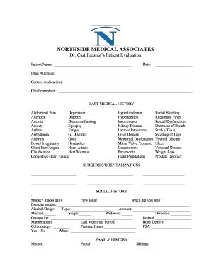 Fillable Online Northside Medical Associates Fax Email Print Pdffiller