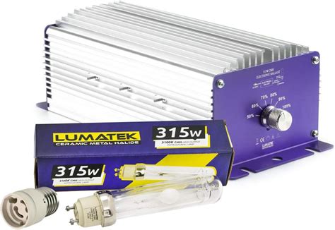 Lumatek 315w CMH Ceramic Metal Halide Dimmable Ballast Bulb Amazon