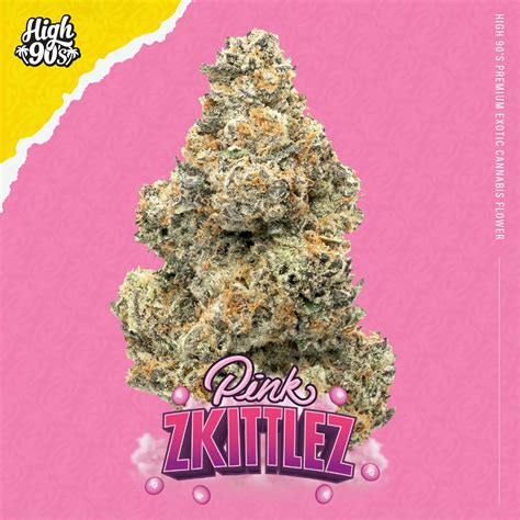 Buy High 90s: Pink Zkittlez 3.5G Flower | best Strain