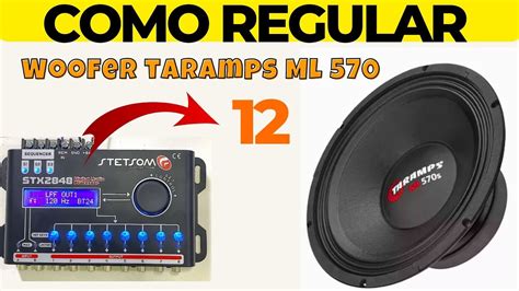 Woofer 7 Driver 12 Polegadas Ml 570 taramps Cortes de Frequência para