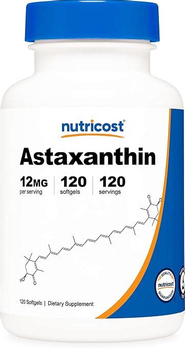 Amazon Nutricost Astaxanthin Mg Non Gmo And Gluten Free