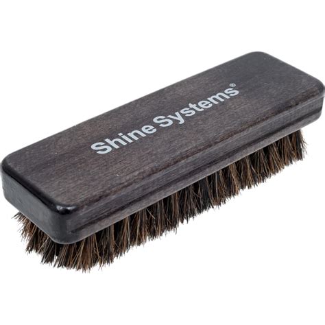 Щетка для чистки кожи с натуральной щетиной Shine systems Leather Brush ...