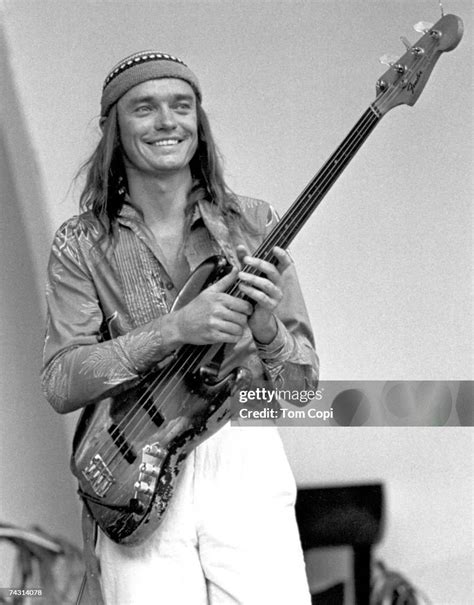 Bassist Jaco Pastorius of the jazz group "Weather Report" performs on ...