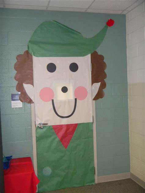 Classroom Door Elf Decoration For Christmas Christmas Classroom Christmas School Holiday