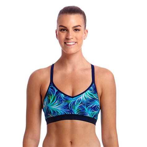 Funkita Bondage Crop Bikini Top Swiminn