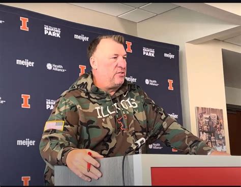 Watch Minnesota Week Illini Coach Bret Bielema Press Conference