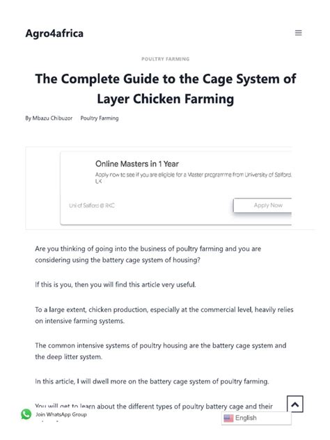 Battery Cages | PDF