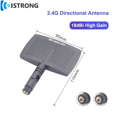 2 4G Directional Flat Plate Antenna Amplifier 18dbi High Gain Signal