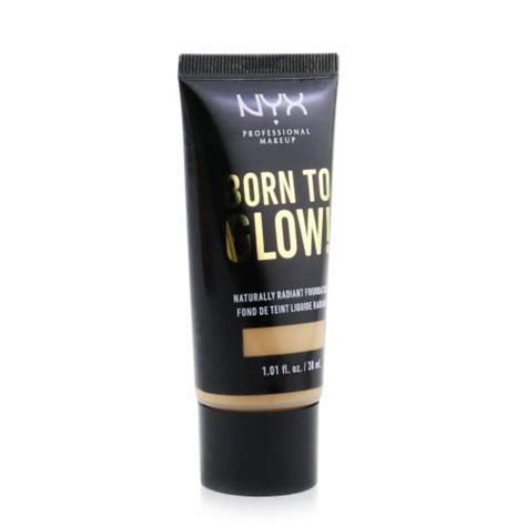 Nyx Professional Makeup Born To Glow Foundation Naturally Radiant 75 Soft Beige 101 Fl Oz Qfc