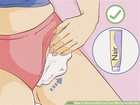 How To Remove Hair From Your Bikini Area With Nair 10 Steps