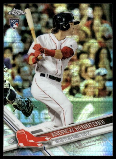 Topps Chrome Prism Refractor Sp Andrew Benintendi Rookie