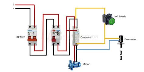 Single phase motor starter connection – Earth Bondhon