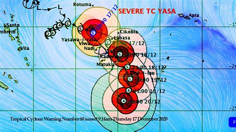 Hurricane Warning Now In Force For Many Parts Of Fiji