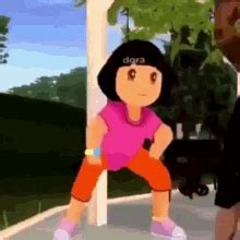 Dora The Explorer Cartoon GIF - Dora The Explorer Cartoon Twerks - Discover & Share GIFs