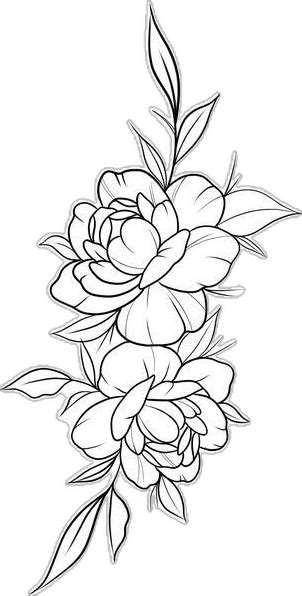 Pin By Crystal Busse On Tattoo Stencils In 2024 Black Flowers Tattoo Embroidery Tattoo