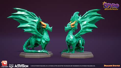 Artstation Spyro 1 Bosses And Collectibles Gfactory Studio Spyro