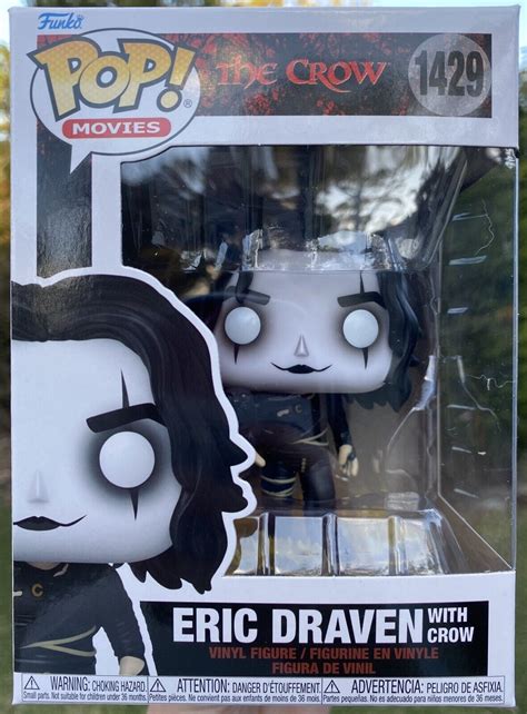 The Crow Eric Draven With Crow Funko Pop Vinyl Figure New