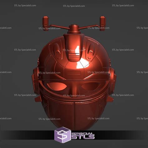 Cosplay STL Files Red Beetleborg Helmet SpecialSTL