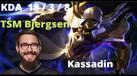 TSM Bjergsen Kassadin Vs Twisted Fade Midlane Matchup SoloQ YouTube