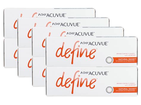 1 Day Acuvue Define Natural Shine 8 Boxes 240 Pack 1 Day Acuvue Define Natural Shine 8 Boxes