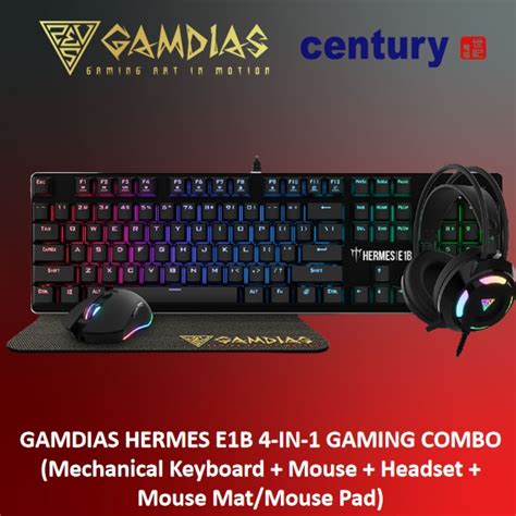 Gamdias Hermes E B In Gaming Combo Mechanical Keyboard Mouse