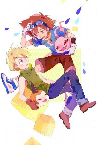 Matt and Tai | Digimon adventure, Digimon, Digimon digital monsters